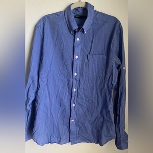 John Varvatos Button-Down Dress Shirt 100% Cotton Long Sleeve 👕👕🧦